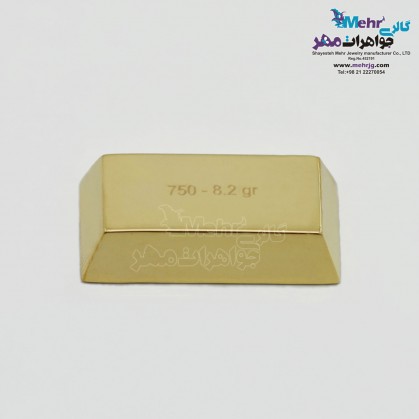 پلاک طلا - طرح شمش-SO0052